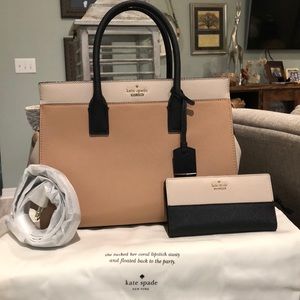 ♠️ Kate Spade ♠️ Cameron Street Satchel & Wallet